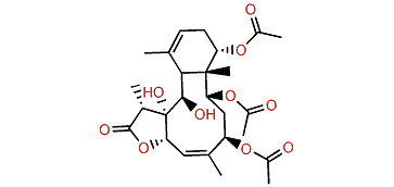 4b-Acetoxy-9-deacetylstylatulide lactone